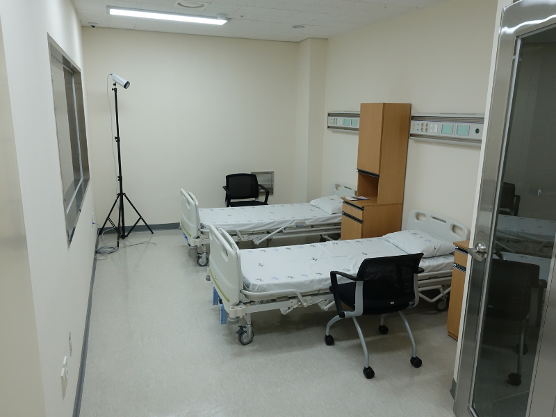病室を再現した評価ラボ
