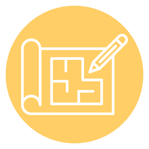 An icon of a blueprint and pencil, representing the intentional design required to create low-friction experiences that support different levels of social participation for Gen Z.